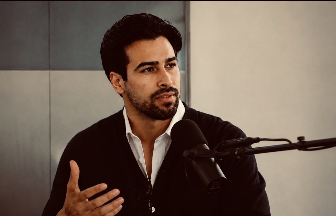 Sam Pattisapu speaking during an interview