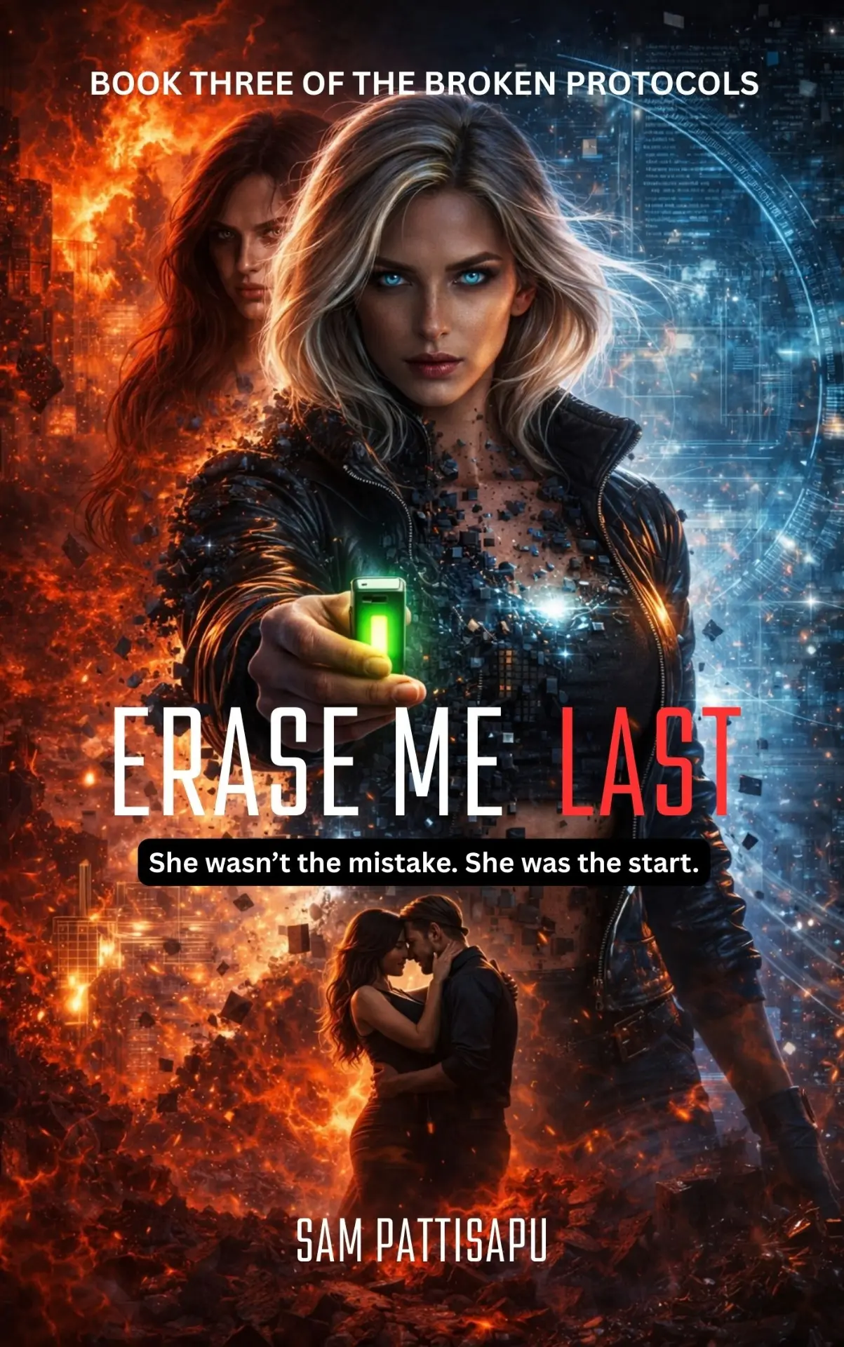 Cover of Erase Me Last by Sam Pattisapu